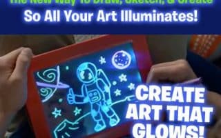magicpad art that glows