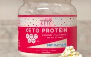 Keto Protein Birthday Cake